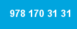 978 170 31 31